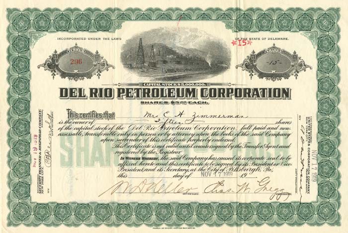 Del Rio Petroleum Corporation